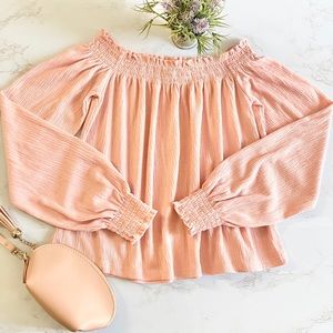 H&M Off-the-Shoulder Flowy Top